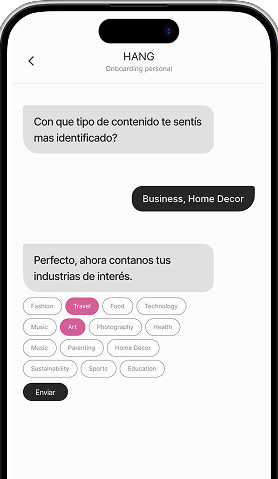 Personalizá tu cuenta